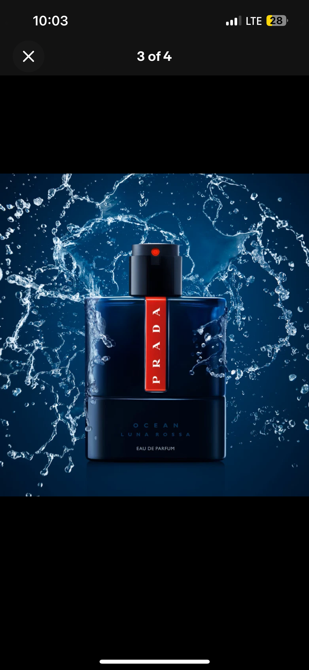 PRADA Luna Rossa OCEAN By Prada EDP for Men 3.3 oz 100 ml