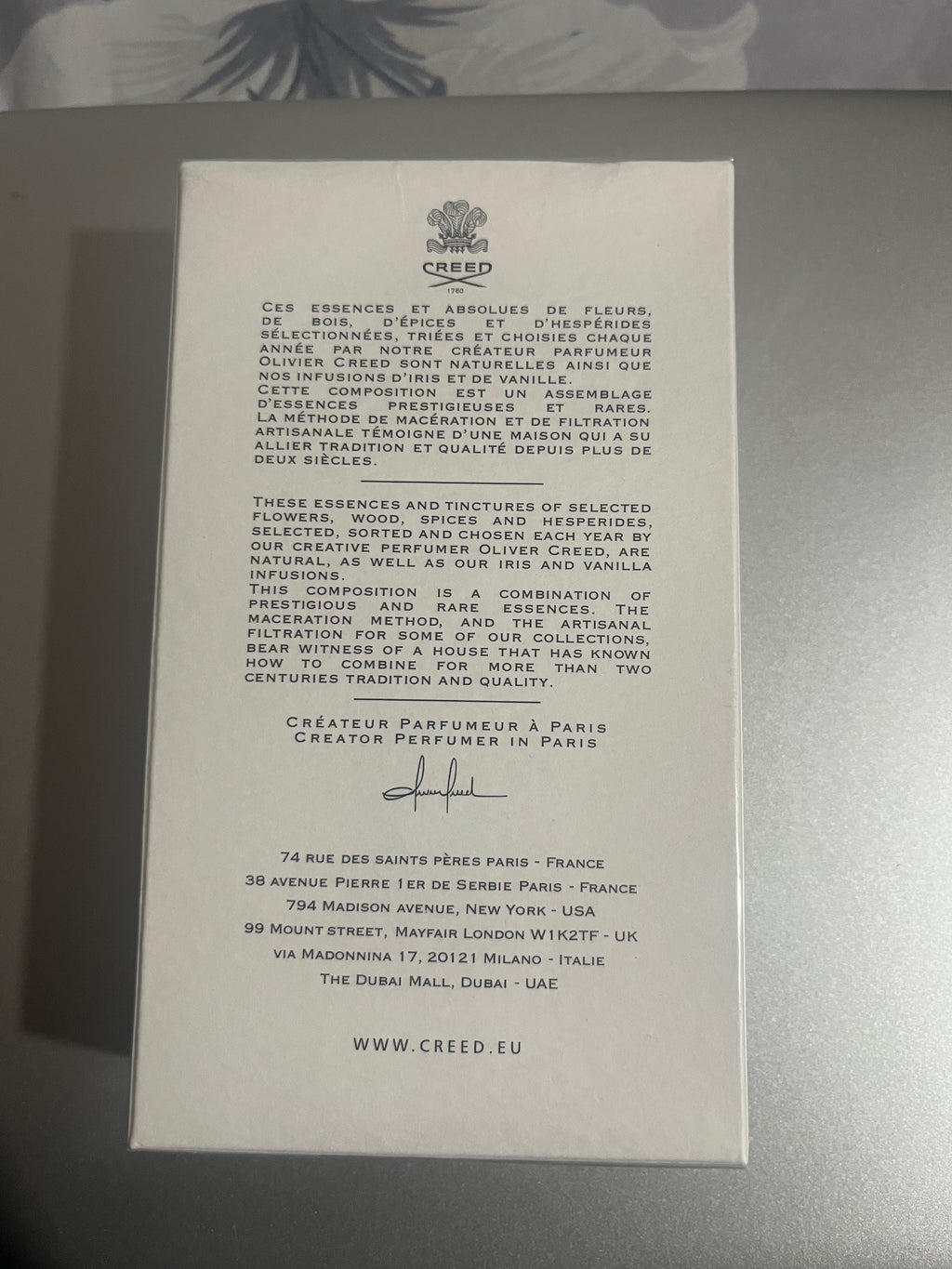 Creed Silver Mountain Water EDP Spray